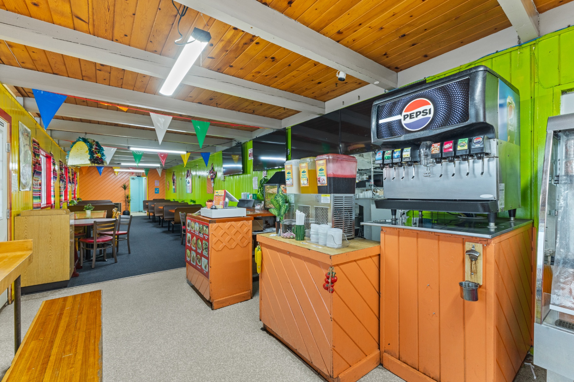 Interior dining area
